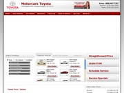 Motorcars Toyota Website