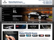 Motorworld Acura Website