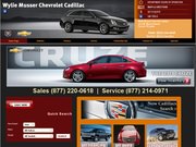 Musser Chevrolet Cadillac Website