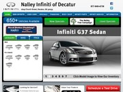 Nalley Infiniti Website