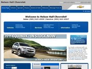 Nelson Hall Chevrolet Website