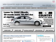 New Country Audi of Greenwich Website
