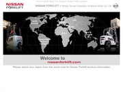 Nissan Forklift Trucks Website