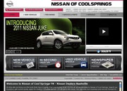 Nissan of Cool Springs Website