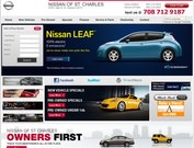 Nissan of St Charles Website