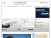 Freedom Nissan Website