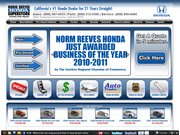 Honda Automobiles Norm Reeves Website