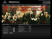 Oakland Acura Website