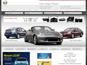 Oak Ridge Nissan Website