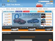 Oak Tree Mazda Website