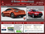 O’Brien Mitsubishi Website