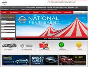OC Nissan Garden Grove Website