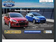 Pacific Ford Website