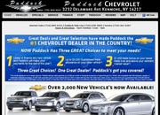 Paddock Chevrolet Website