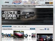Papa’s Dodge Chrysler Jeep Viper Ram Website