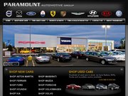 Paramount Cadillac Website