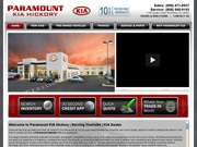 Paramount Kia Hickory Website
