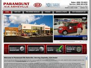 Paramount Kia of Asheville Website
