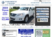 Paramount Volkswagen of Hickory Website