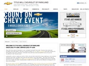 Parkland Chevrolet Website