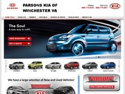 Parsons Kia Website