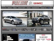 Patriot Buick GMC Website