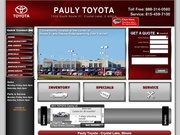 Pauly Toyota Website