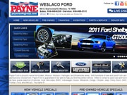 Payne Weslaco Ford Website