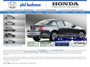 Phil Bachman Honda Website