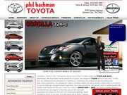 Phil Bauchman Toyota Website