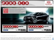 Peak KIA Website