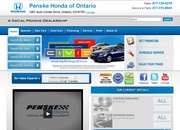 Penske Honda Ontario Website