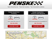 Penske Toyota Website