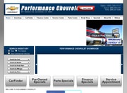 Performance Chevrolet Website