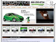Performance Mazda Website