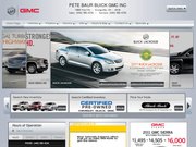 Pete Baur GMC Truck Website