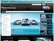 Peterson Lexus Website