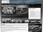 Piedmont Chrysler Jeep Dodge Website