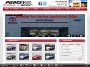 Piercey Toyota Website