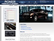 Pioneer Ford Lincoln Website