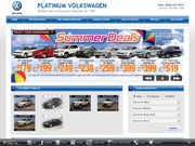 Platinum Volkswagen Website