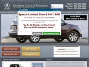 Acura-Precision Acura of Princeton Website