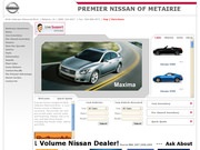 Nissan Premier Website