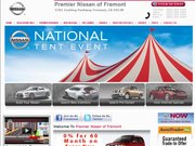 Premier Nissan of Fremont Website