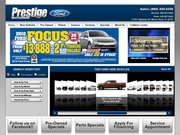 Prestige Ford Website