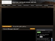 Prestige Chrysler Dodge Website