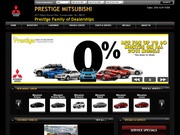 Prestige Mitsubishi Website