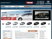Prestige Toyota Website