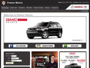 Preston Buick Pontiac GMC Website