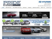 Pride Hyundai Website